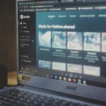 black Acer laptop